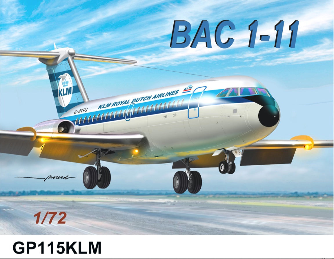 Mach 2 GP115KLM 1:72 BAC 1-11 KLM
