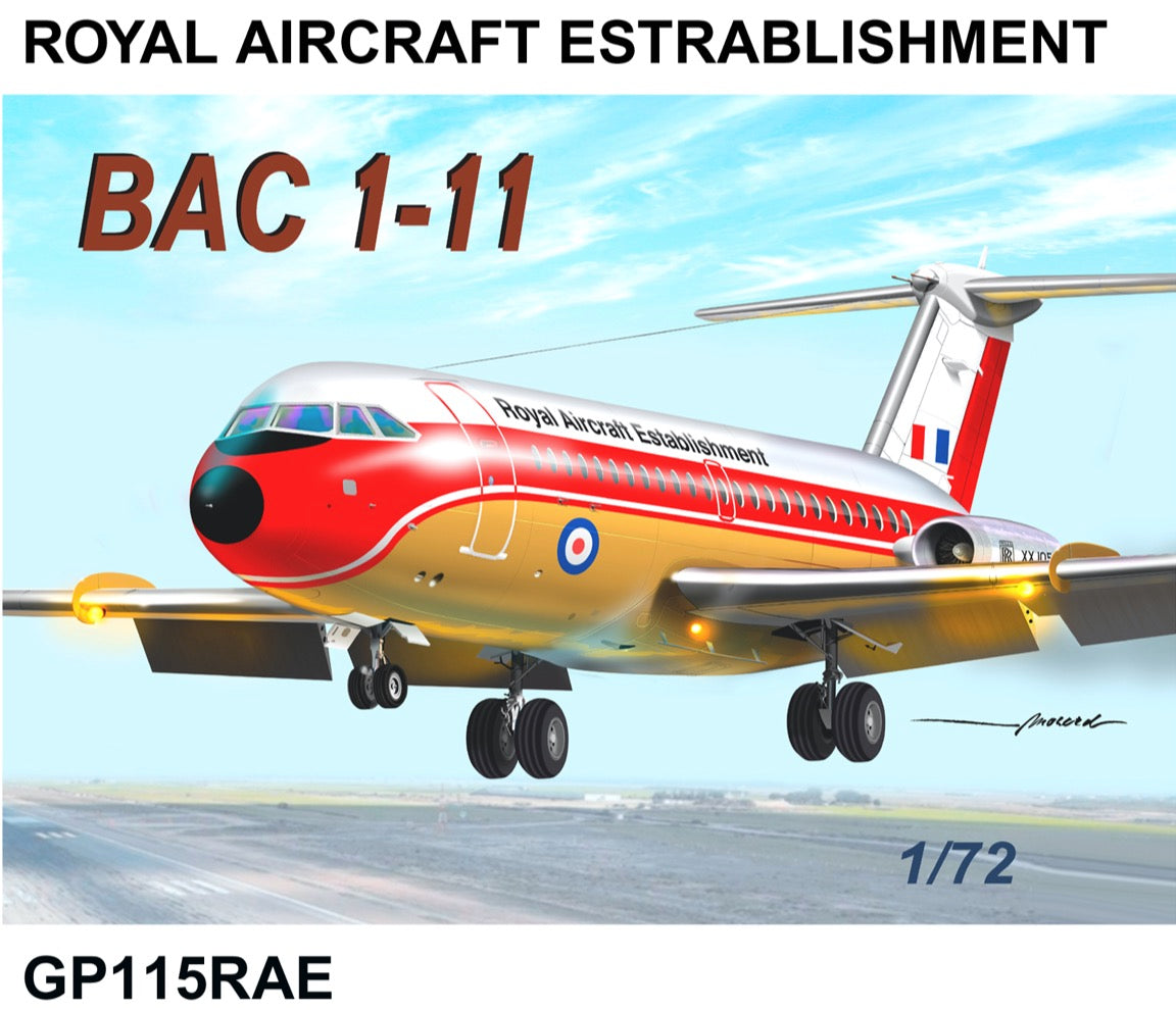 Mach 2 GP115RAE 1:72 BAC 1-11 Royal Aircraft Establishment