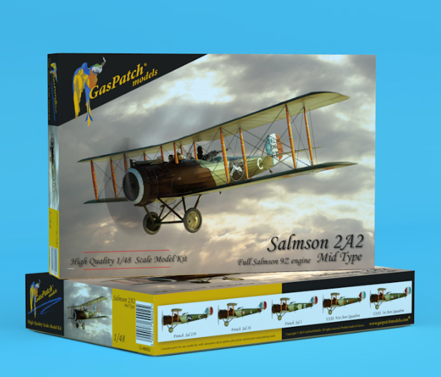 GasPatch Models 48002 1:48 Salmson 2A2 Mid Type