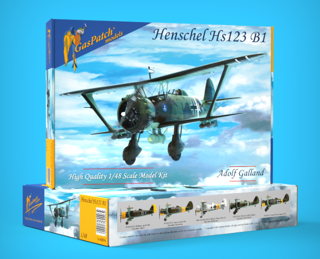 GasPatch Models 48096 1:48 Henschel Hs-123B-1