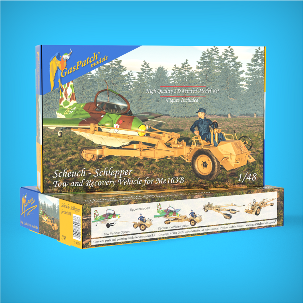 GasPatch Models 48238 1:48 Scheuch Schlepper (3D-Printed)