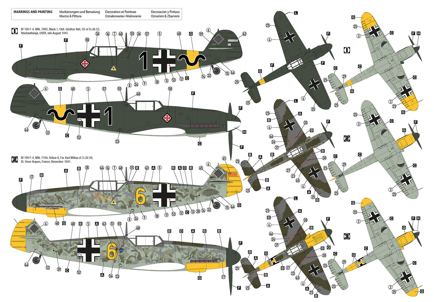 Hobby 2000 32014 1:32 Messerschmitt Bf-109F-4 Early Production