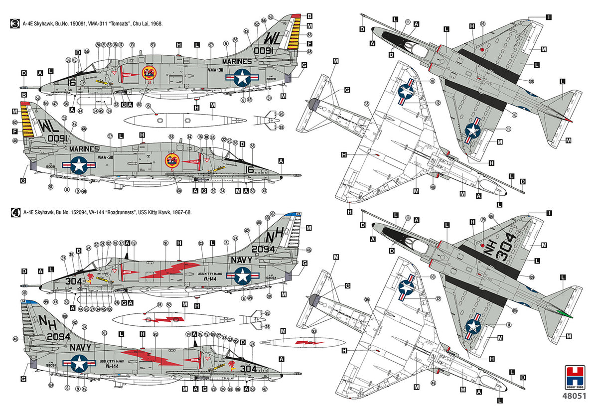 Hobby 2000 48051 1:48 Douglas A-4E/F Skyhawk