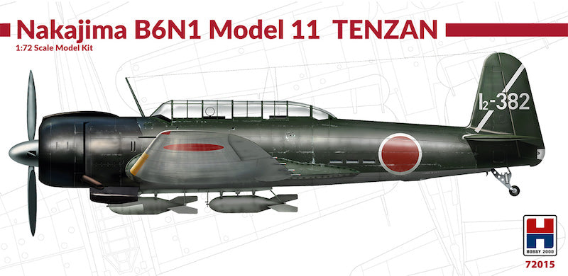 Hobby 2000 72015 1:72 Nakajima B6N1 Model 11 Tenzan