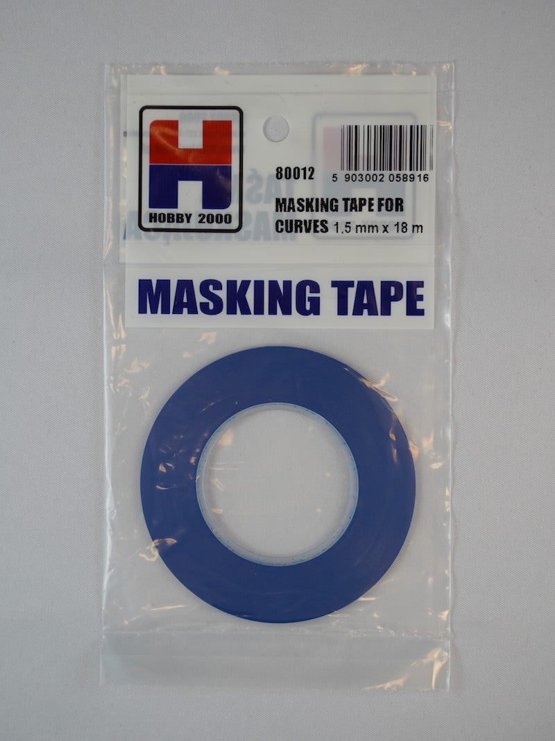 Hobby 2000 K80012 Masking Tape For Curves 1,5mm x 18m