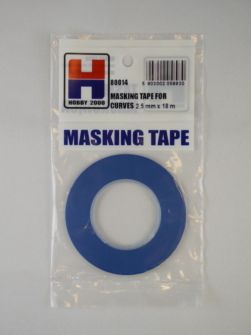 Hobby 2000 K80014 Masking Tape For Curves 2,5mm x 18m