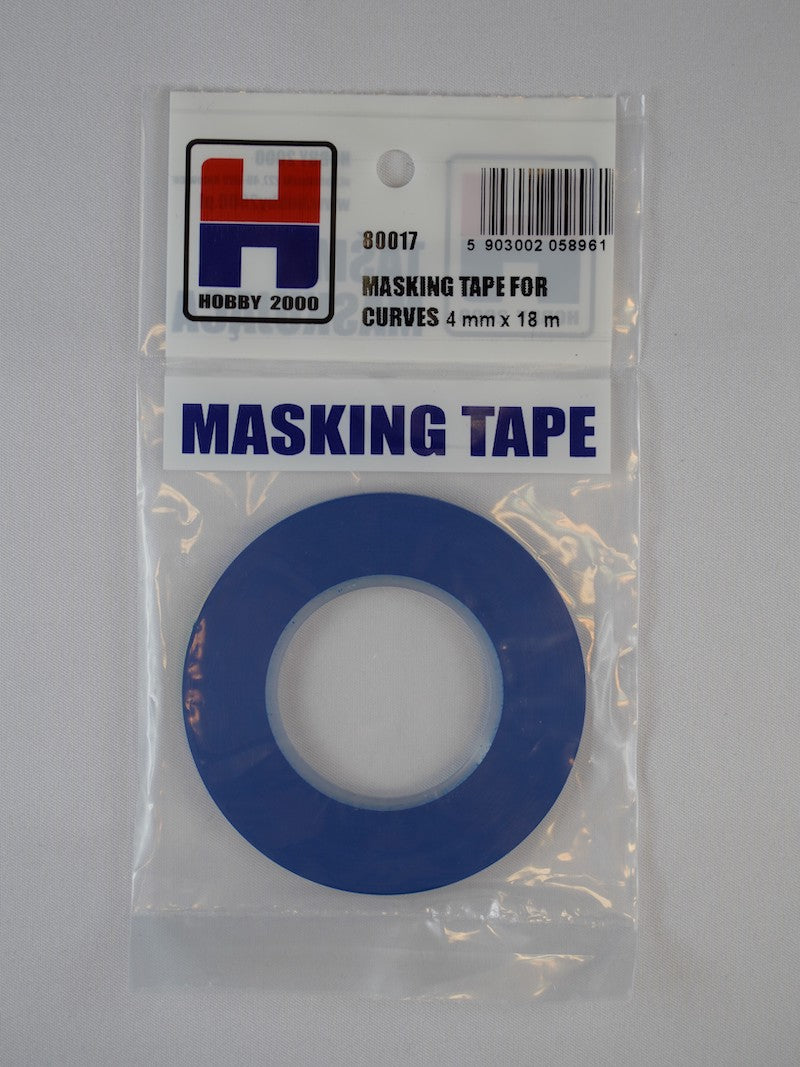 Hobby 2000 80017 Masking Tape For Curves 4mm x 18m