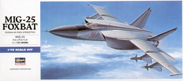 Hasegawa D04 1:72 Mikoyan MiG-25 'Foxbat'