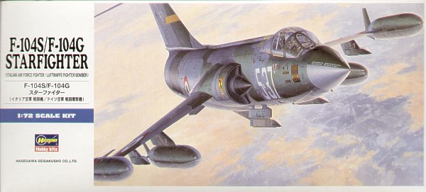 Hasegawa D17 1:72 Lockheed F-104S / Lockheed F-104G Starfighter