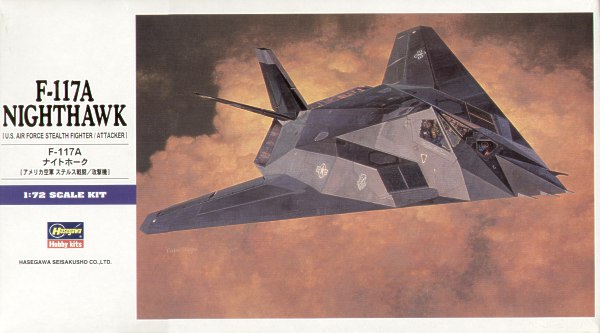 Hasegawa E01 1:72 Lockheed F-117A Nighthawk