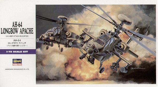 Hasegawa E6 1:72 Bell/Boeing AH-64A Longbow Apache