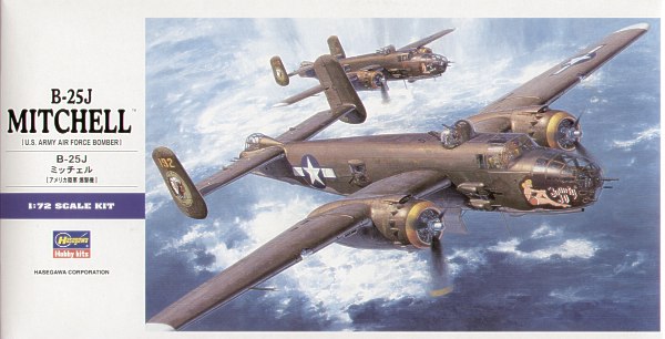 Hasegawa E16 1:72 North-American B-25J Mitchell