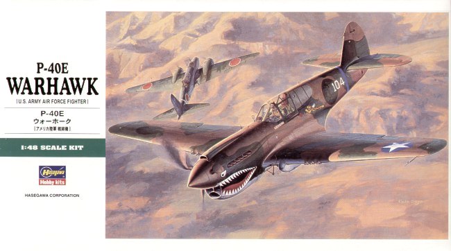 Hasegawa JT86 1:48 Curtiss P-40E Warhawk