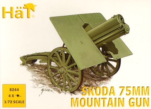 HAT Industrie 8244 1:72 WWI Skoda 75mm Mountain Gun