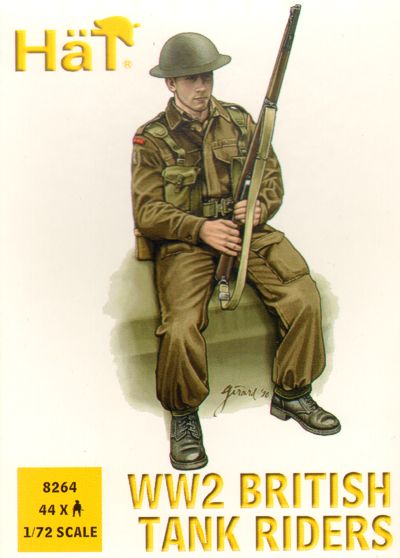HAT Industrie 8264 1:72 British Infantry Tank Riders (WWII)