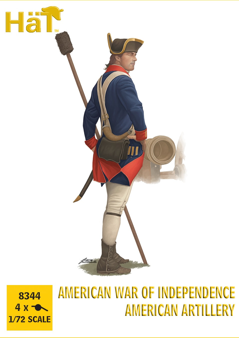 HAT Industrie 8344 1:72 American War of Independence American Artillery