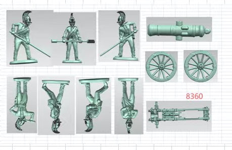 HAT Industrie 8360 1:72 1812 Russian Horse Artillery