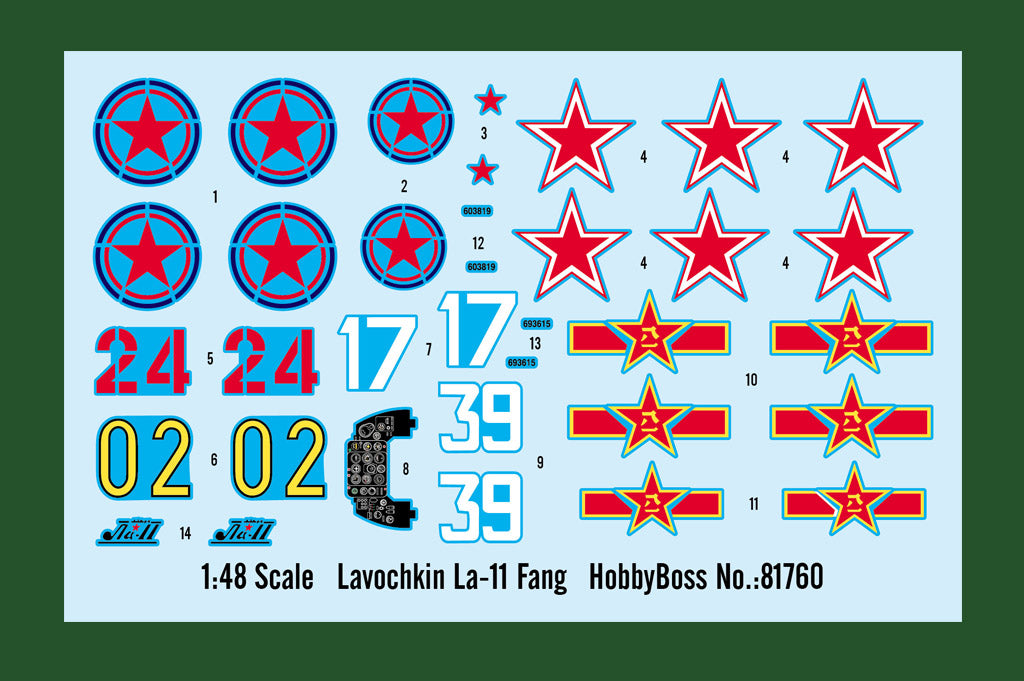 Hobby Boss 81760 1:48 Lavochkin La-11 Fang