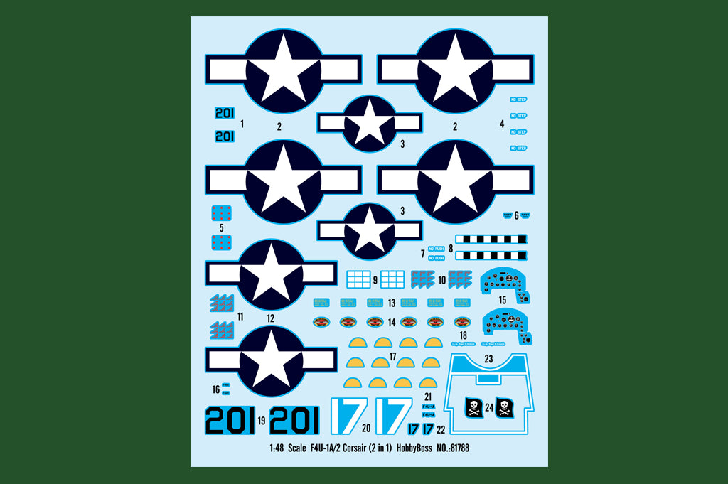 Hobby Boss 81788 1:48 Vought F4U-1A/2 Corsair (2 in 1)