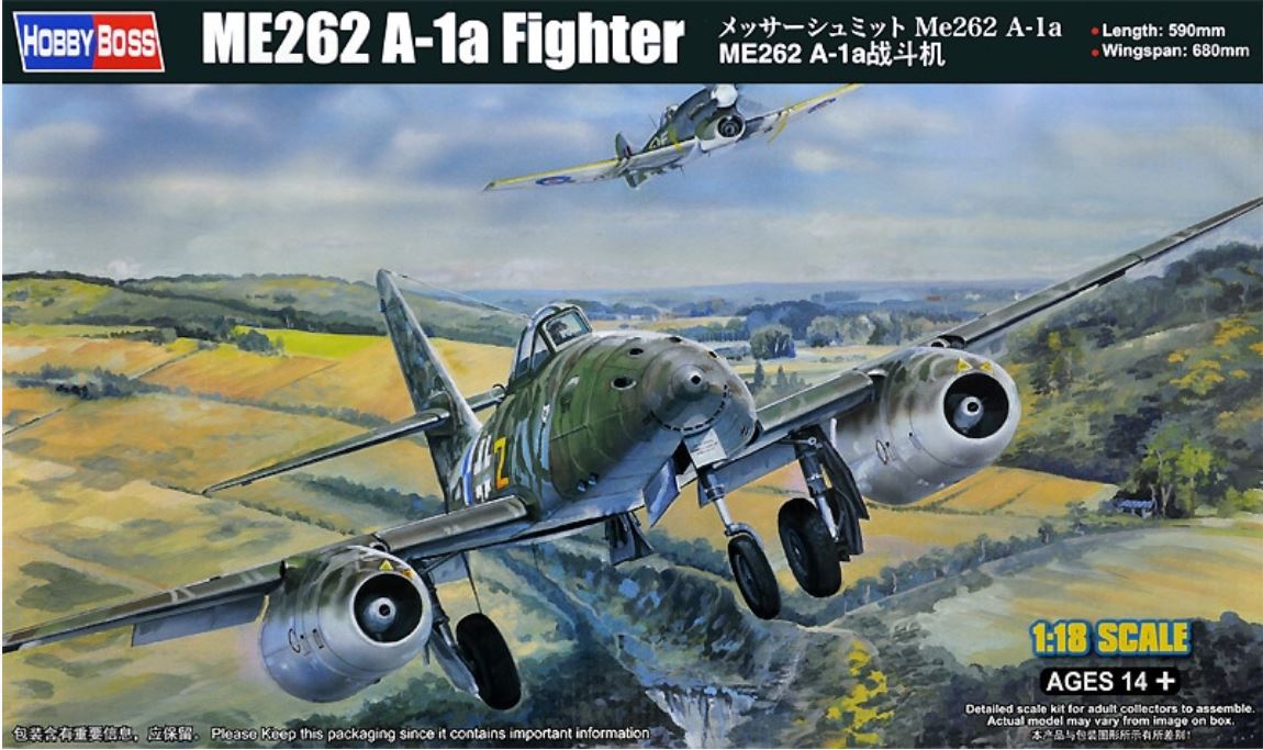 Hobby Boss 81805 1:18 Messerschmitt Me-262A-1a