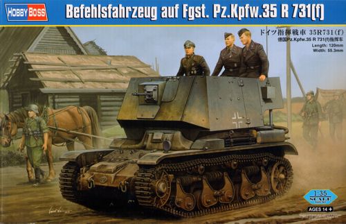 Hobby Boss 83809 1:35 Befehlsfahrzeug Auf Fgst. Pz.Kpfw 35R 731(f)