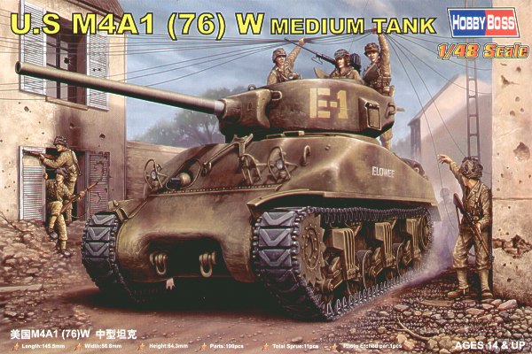 Hobby Boss 84801 1:48 M4A1 Sherman (76)