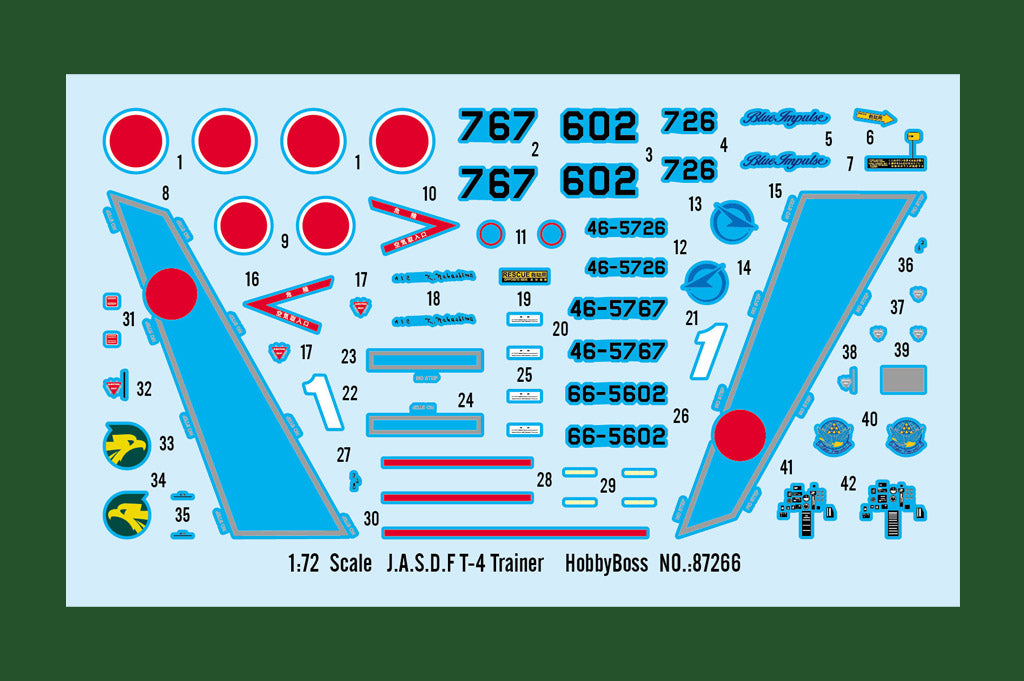 Hobby Boss 87266 1:72 J.A.S.D.F T-4 Trainer