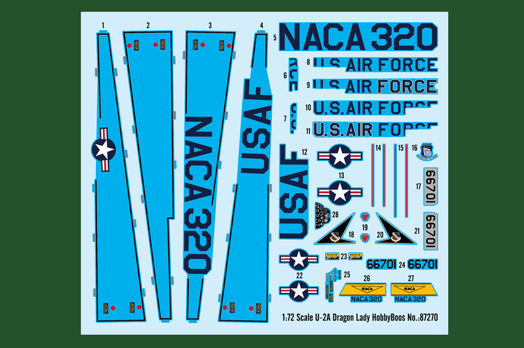 Hobby Boss 87270 1:72 Lockheed U-2A Dragon Lady U-2