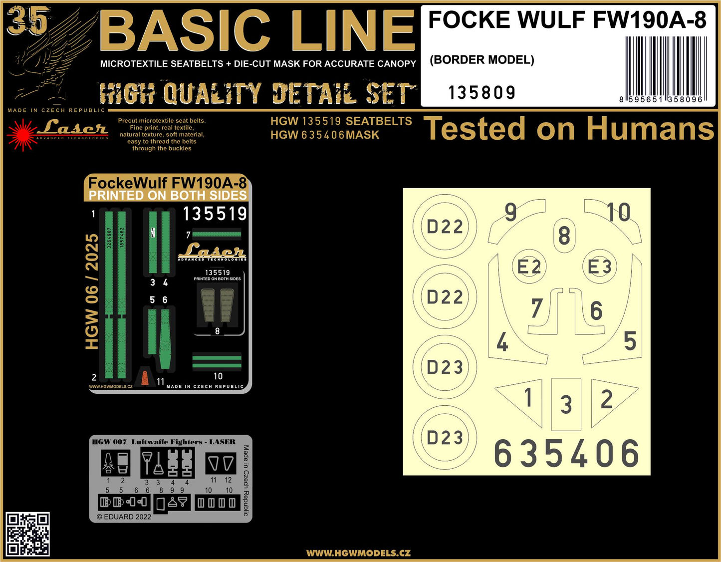 HGW 135809 1:35 Focke-Wulf Fw-190A-8