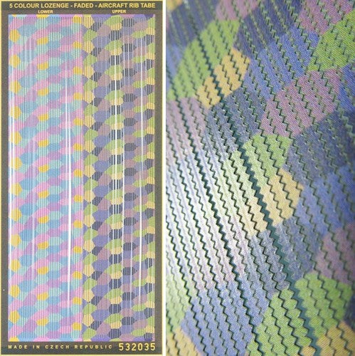 HGW 532035 1:32 Aircraft Rib Tape - 5 Colour Lozenge