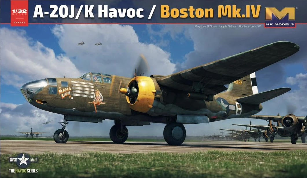 Hong Kong Models 01E40 1:32 Douglas A-20J/K Havoc / Boston Mk.IV