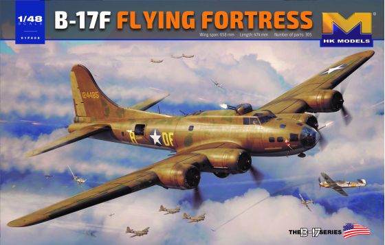 Hong Kong Models 01F002 1:48 Boeing B-17F Flying Fortress 'Memphis Belle'