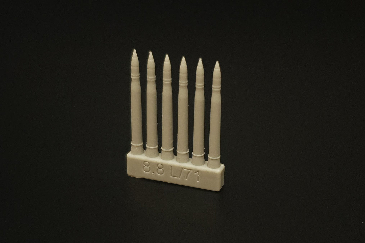 Hauler H72152 1:72 8,8cm KwK 43/2 L/71 ammo for Kingtiger/Jagdpanther/Elephant/Nashorn resin set of German tank ammunition