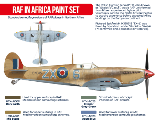 Hataka HTK-AS08 RAF in Africa paint set