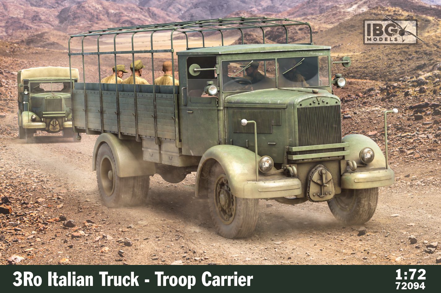 IBG Models 72094 1:72 3Ro Italian Truck - Troop Carrier