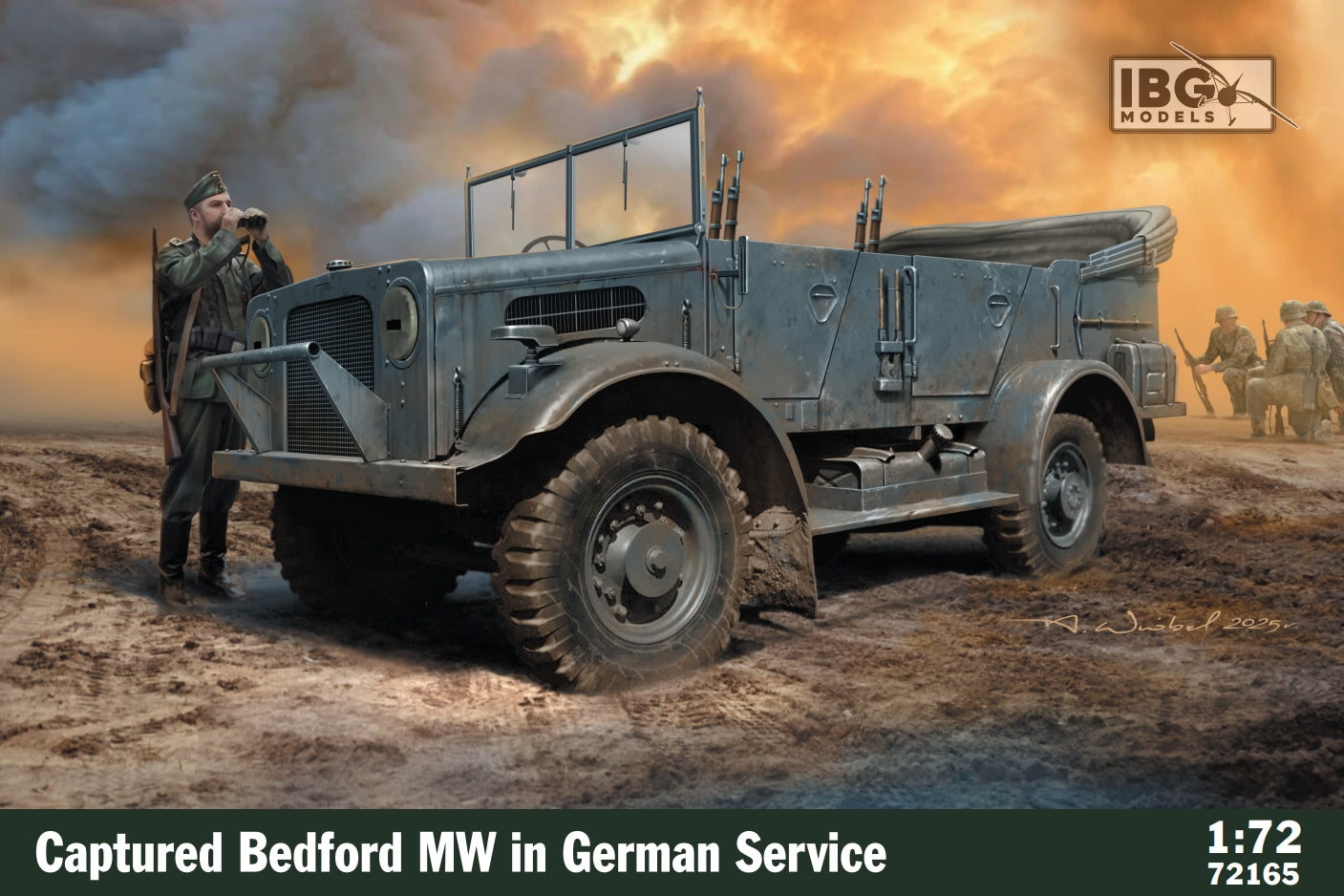 IBG Models 72165 1:72 Captured Bedford MW in German Service