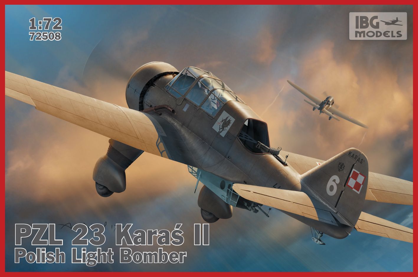 IBG Models 72508 1:72 PZL P.23 Karas II - Polish Light Bomber