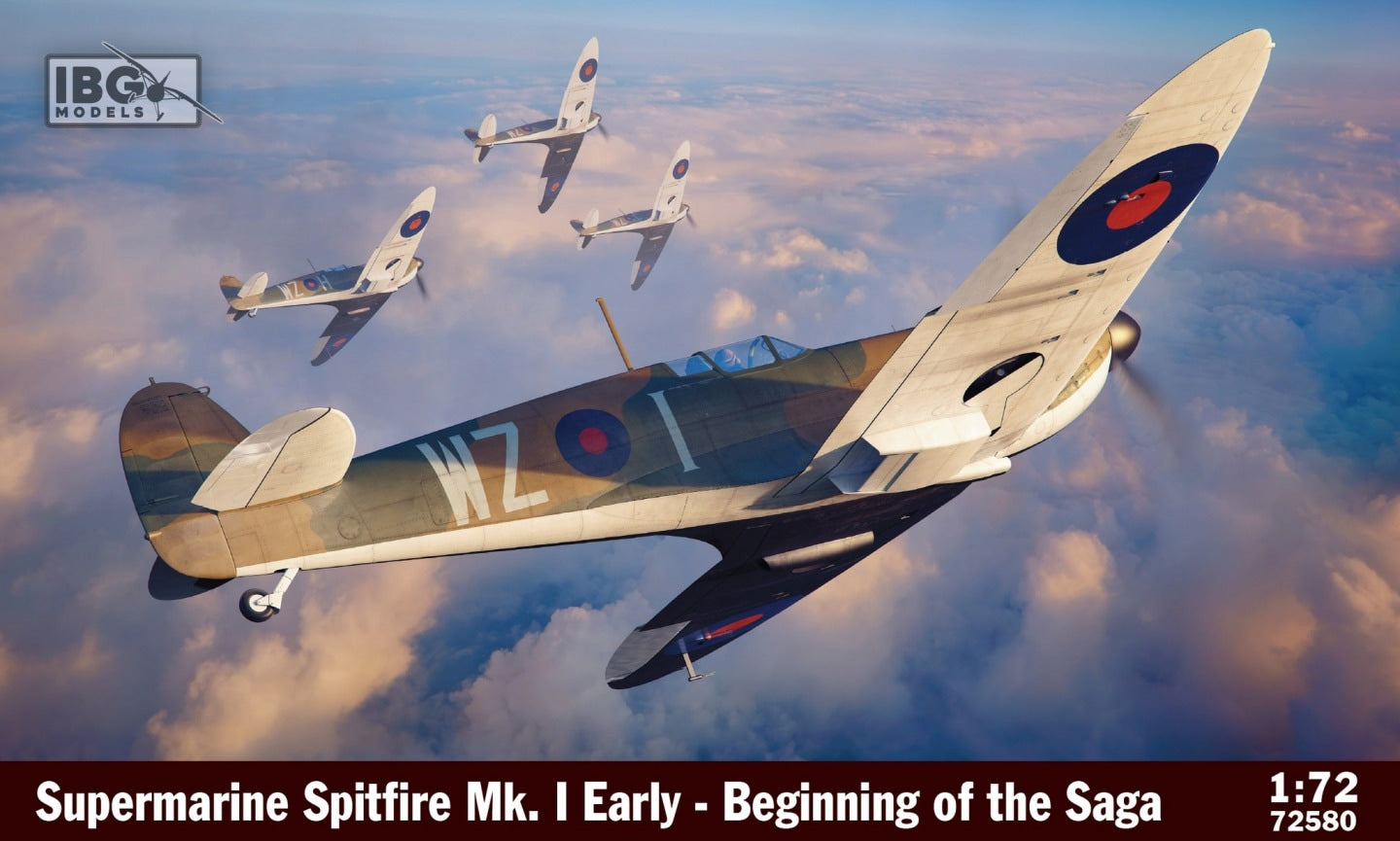 IBG Models 72580 1:72 Supermarine Spitfire Mk.I Early Beginning of the Saga