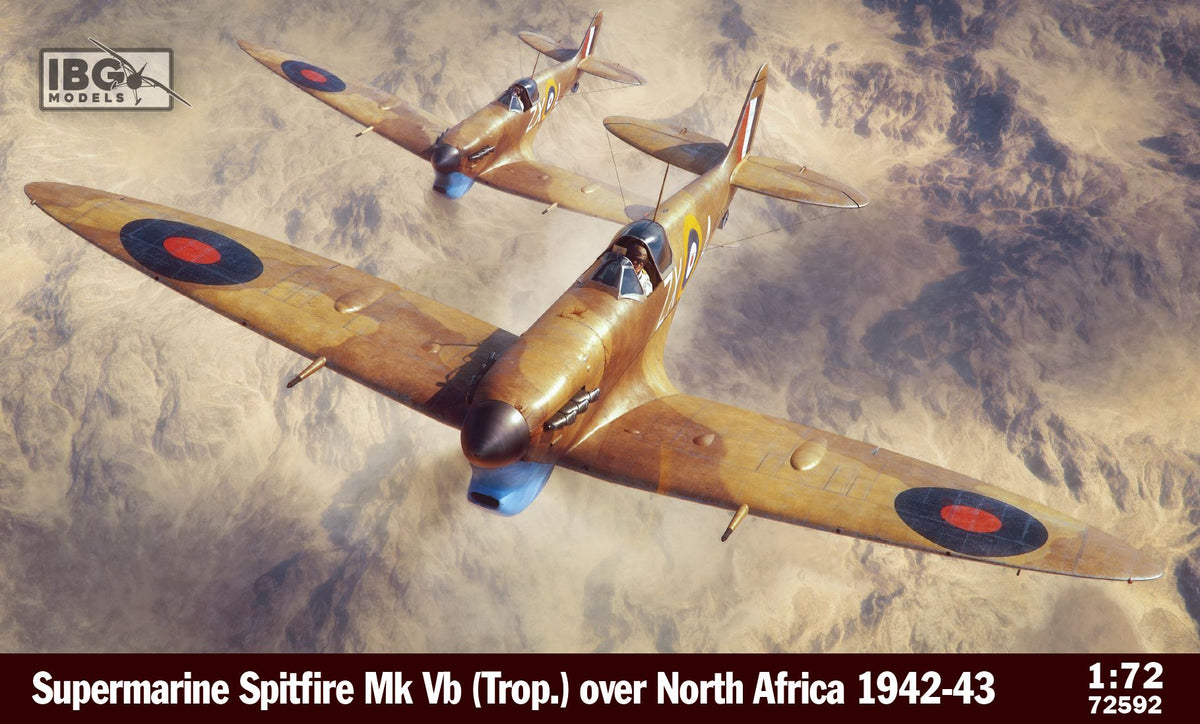 IBG Models 72592 1:72 Supermarine Spitfire Mk.Vb (Trop.) over North Africa 1942-43