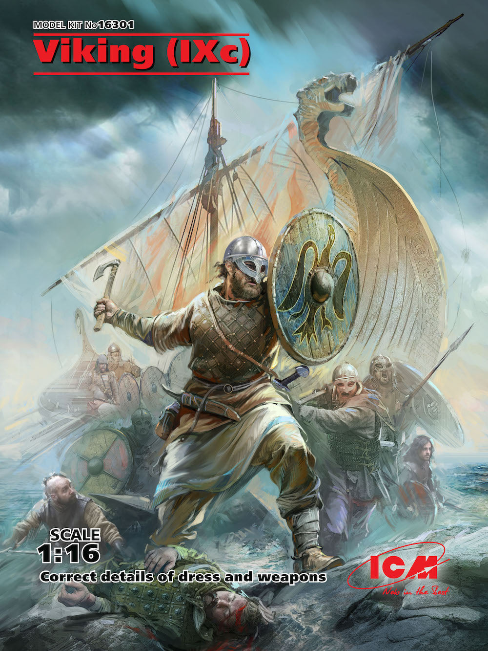 ICM 16301 1:16 Viking (IX Century)