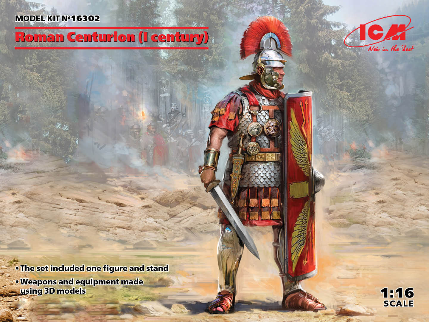 ICM 16302 1:16 Centurion (I Century)