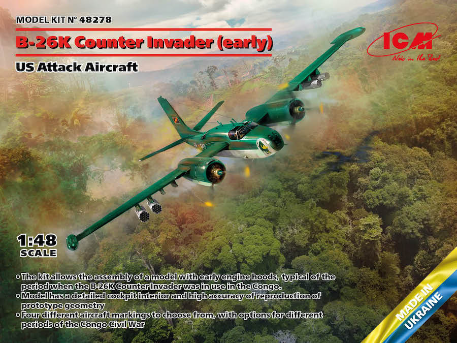 ICM 48278 1:48 Douglas B-26K Counter Invader (Early)