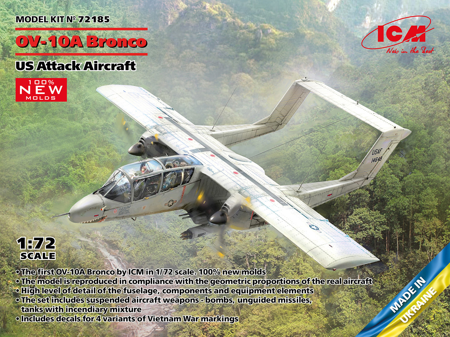 ICM 72185 1:72 North-American/Rockwell OV-10àBronco