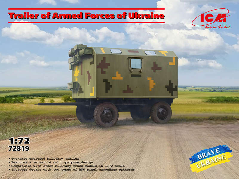 ICM 72819 1:72 Trailer of the Armed Forces of Ukraine