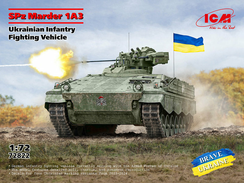 ICM 72822 1:72 SPz Marder 1A3 Ukrainian Infantry fighting vehicle