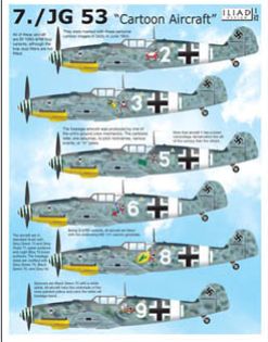 Iliad Design D32001 1:32 JG 53 Messerschmitt Bf-109G-6 'cartoon' aircraft