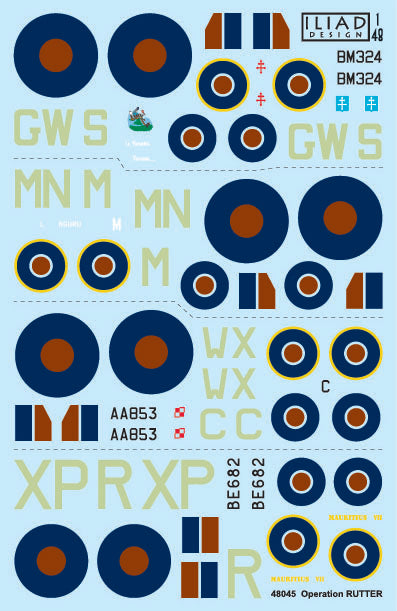 Iliad Design 48045 1:48 Fighters of Operation Rutter 3
