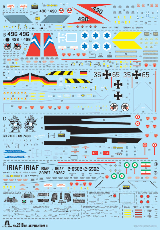 Italeri 2818 1:48 McDonnell RF-4E Phantom II