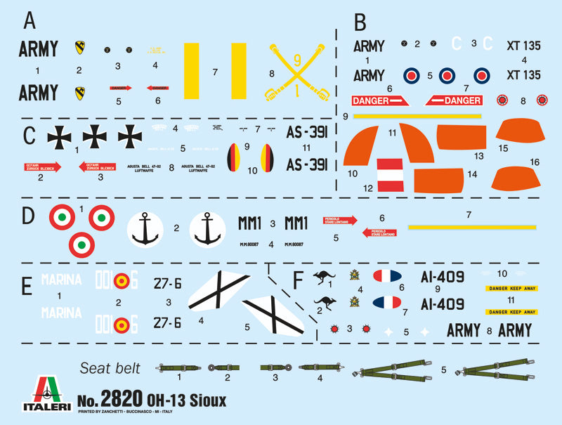 Italeri 2820 1:48 Bell OH-13 Sioux
