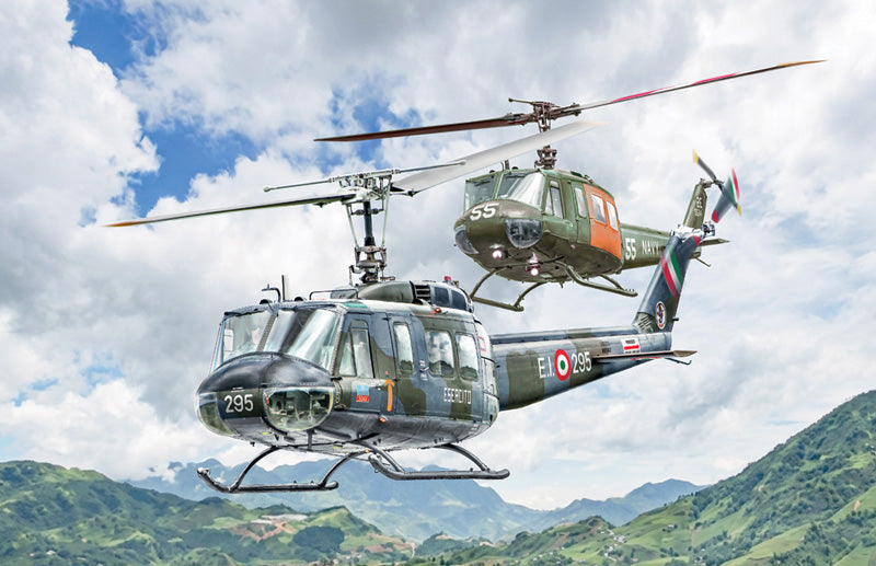 Italeri 2845 1:48 AB.205 / UH-1D 'SAR' Search & Rescue Helicopter.